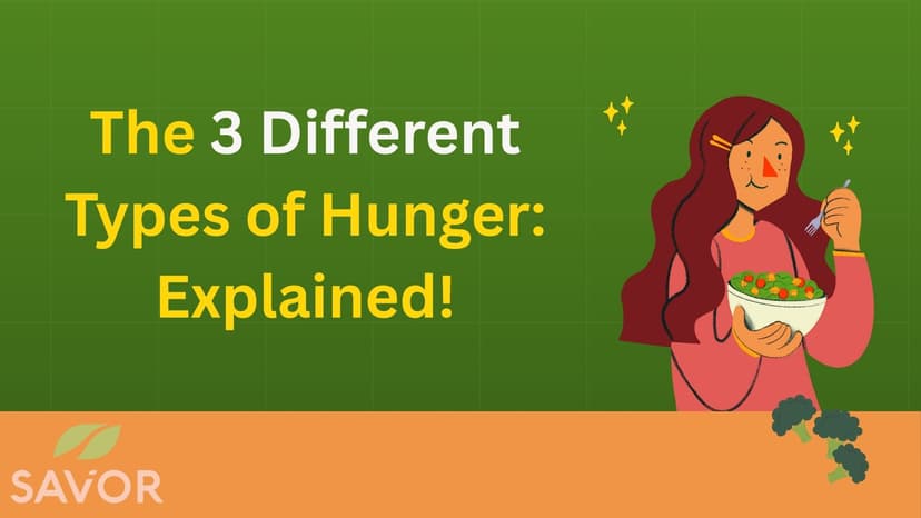 Shell Spring Hunger Types The 3 Different Types of Hunger: Explained!